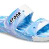 Crocs Classic Clog Marble Beach Unisex Hvit Blå Tøfler &laquo;White Blue&raquo; 207701-1FK