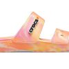 Crocs Classic Clog Marble Beach Unisex røde flerfargede tøfler &laquo;Red&raquo; 207701-83F
