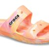 Crocs Classic Clog Marble Beach Unisex røde flerfargede tøfler &laquo;Red&raquo; 207701-83F