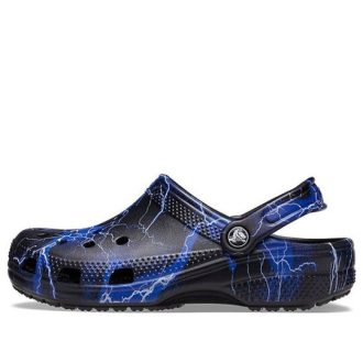 Crocs Classic Clog Pattern Black Sandaler 206565-066 Crocs Classic Clog Pattern Black Sandaler 206565-066