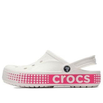 Crocs Classic Clog Pustende sklisikker sko Rosa Hvit 206852-100