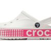 Crocs Classic Clog Pustende sklisikker sko Rosa Hvit 206852-100