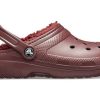 Crocs Classic Clog Sports Unisex vinrøde sandaler 203591-60U