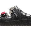 Crocs Classic Cozzzy Disco Glitter Sandaler &laquo;Black&raquo; 208074-0C4