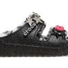 Crocs Classic Cozzzy Disco Glitter Sandaler &laquo;Black&raquo; 208074-0C4
