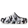 Crocs Classic Cozzzy Marmored Sandaler &laquo;Black White&raquo; 207907