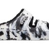Crocs Classic Cozzzy Marmored Sandaler &laquo;Black White&raquo; 207907