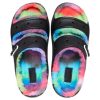 Crocs Classic Cozzzy Spray Dye Sandaler &laquo;Black Multi&raquo; 208046-0C4