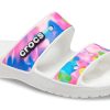 Crocs Classic Fargerike Unisex Hvit Rosa Tøfler &laquo;White Pink&raquo; 207771-102