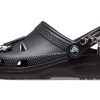 Crocs Classic Feel The Positivity Casual Unisex svarte sandaler 207571-001
