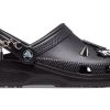 Crocs Classic Feel The Positivity Casual Unisex svarte sandaler 207571-001