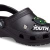 Crocs Classic Feel The Positivity Casual Unisex svarte sandaler 207571-001