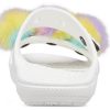 Crocs Classic Fur Sure sandaler med 2 stropper &laquo;White&raquo; 207405-100