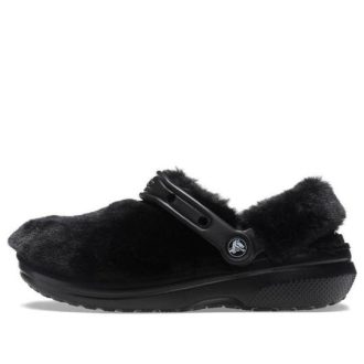 Crocs Classic Fur Sure Slip On Clogs &laquo;Black&raquo; 207303-001