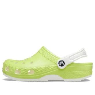 Crocs Classic Glow in the Dark Clogs &laquo;Lime Green White&raquo; 209101-3UH