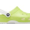 Crocs Classic Glow in the Dark Clogs &laquo;Lime Green White&raquo; 209101-3UH