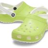 Crocs Classic Glow in the Dark Clogs &laquo;Lime Green White&raquo; 209101-3UH