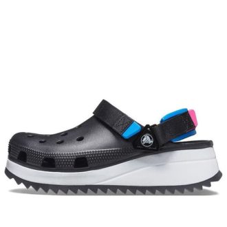 Crocs Classic Hiker Clog Sports Svart Blå Rød Sandaler &laquo;Black Blue Red&raquo; 206772-001