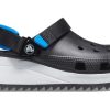 Crocs Classic Hiker Clog Sports Svart Blå Rød Sandaler &laquo;Black Blue Red&raquo; 206772-001