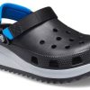 Crocs Classic Hiker Clog Sports Svart Blå Rød Sandaler &laquo;Black Blue Red&raquo; 206772-001