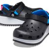 Crocs Classic Hiker Clog Sports Svart Blå Rød Sandaler &laquo;Black Blue Red&raquo; 206772-001