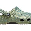 Crocs Classic iriserende geometrisk tresko &laquo;Grønn&raquo; 209841-001