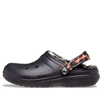 Crocs Classic Lined Animal Remix Clog &laquo;Black & Multi&raquo; 207842-0ZR