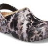 Crocs Classic Lined Bleach Dye Clogs &laquo;Black White Beige&raquo; 207299-001