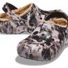 Crocs Classic Lined Bleach Dye Clogs &laquo;Black White Beige&raquo; 207299-001
