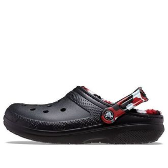 Crocs Classic Lined Camo Clog &laquo;Black & Red&raquo; 208047-063