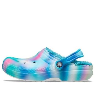 Crocs Classic Lined Solarized Clogs &laquo;White Blue Aqua&raquo; 207560-4SU