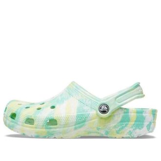 Crocs Classic Marmored Clogs &laquo;Green Yellow&raquo; 206867-3U5