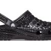 Crocs Classic Metallic Crocskin Clogs &laquo;Black&raquo; 209093-040