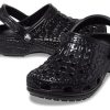 Crocs Classic Metallic Crocskin Clogs &laquo;Black&raquo; 209093-040