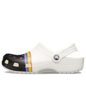 Crocs Classic Rainbow Pride-tresko &laquo;White Black&raquo; 205971-94S