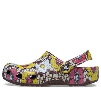 Crocs Classic Retro Floral Clogs &laquo;Yellow Pink&raquo; 208954-6WF