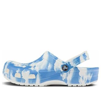 Crocs Classic Sandaler Blå Hvit Unisex &laquo;Blue White&raquo; 206868-100
