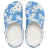 Crocs Classic Sandaler Blå Hvit Unisex &laquo;Blue White&raquo; 206868-100