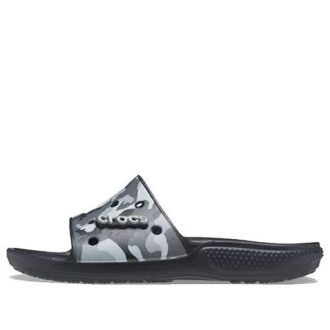 Crocs Classic Slippers Camouflage Black Unisex 207280-001