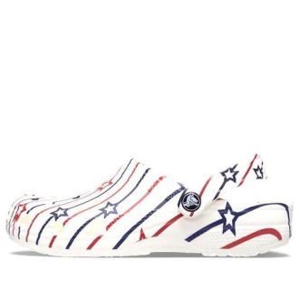 Crocs Classic Stars and Stripe Clog &laquo;White Multi&raquo; 208877-94S