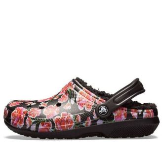 Crocs Classic Stay Warm Cozy Sports Unisex Black Red Sandaler &laquo;Black Red&raquo; 205324-643