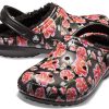 Crocs Classic Stay Warm Cozy Sports Unisex Black Red Sandaler &laquo;Black Red&raquo; 205324-643