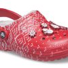 Crocs Classic Stilig utendørssport Unisex røde sandaler 207687-646