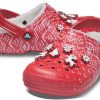 Crocs Classic Stilig utendørssport Unisex røde sandaler 207687-646
