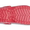 Crocs Classic Stilig utendørssport Unisex røde sandaler 207687-646
