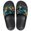 Crocs Classic Tie-Dye Graphic Slide &laquo;Black&raquo; 206520-988