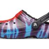 Crocs Classic Tie Dye Hold deg varm Koselig Crocs Sportstøfler Unisex Lilla Rød 206341-988