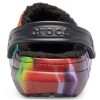 Crocs Classic Tie Dye Hold deg varm Koselig Crocs Sportstøfler Unisex Lilla Rød 206341-988