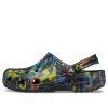 Crocs Classic Tie Dye-mønster Crocs Beach Unisex denim blå sandaler 205453-4SW