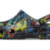 Crocs Classic Tie Dye-mønster Crocs Beach Unisex denim blå sandaler 205453-4SW